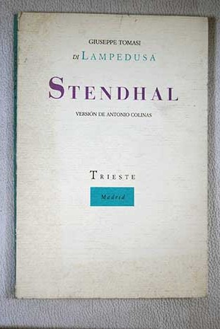 Stendhal / Giuseppe Tomasi di Lampedusa