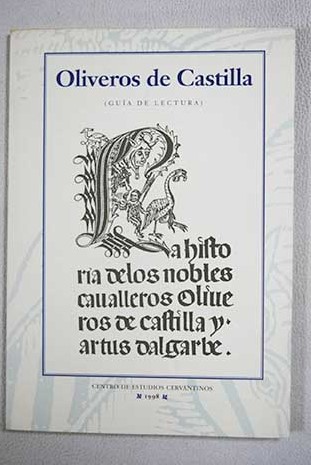 Oliveros de Castilla Burgos Fadrique Biel de Basilea 1499 gua de lectura / Jos Manuel Luca Megas