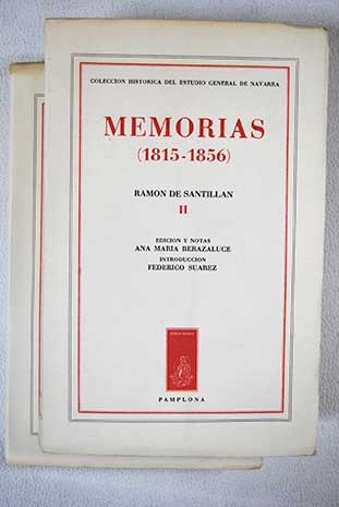 Memorias 1815 1856 / Ramn Santilln