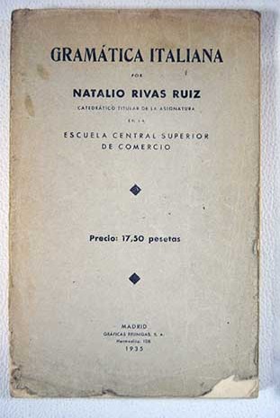 Gramática italiana / Natalio Rivas Ruiz