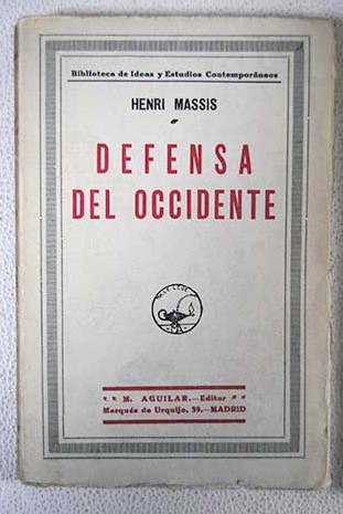 Defensa del Occidente / Henri Massis