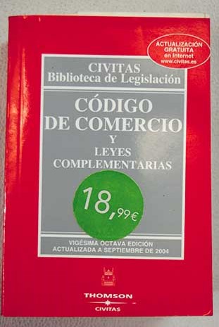 Código de comercio y leyes complementarias / María Luisa Aparicio González