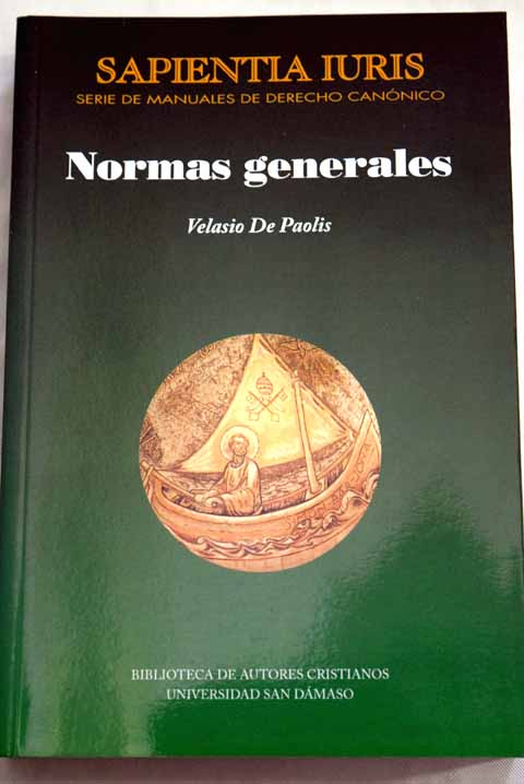 Normas generales / Velasio De Paolis