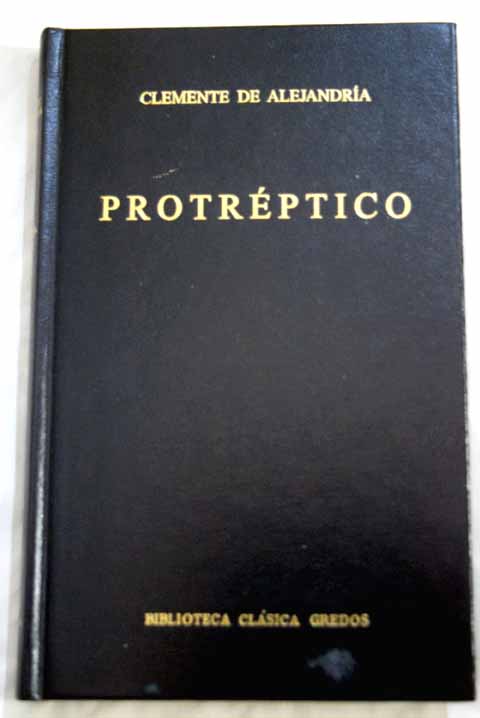 Protrptico / Clemente de Alejandra