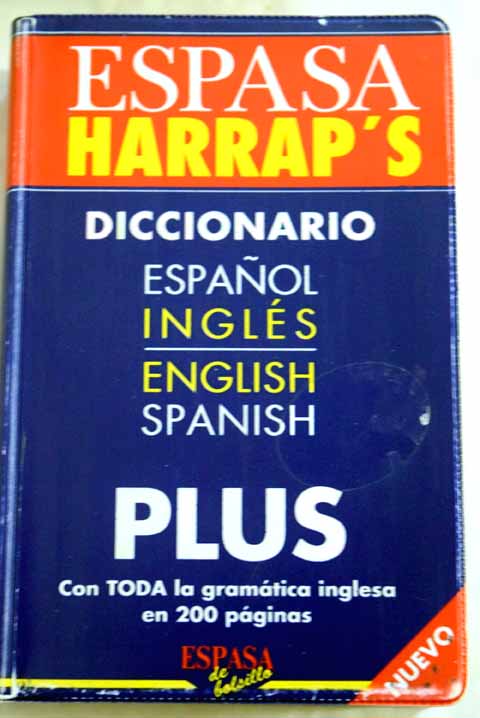 Espasa Harrap s diccionario espaol ingls English Spanish