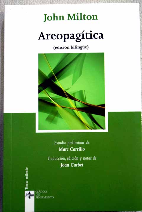 Areopagtica Areopagitica / John Milton
