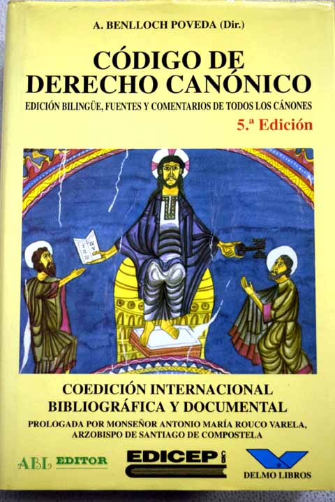 Código de derecho canónico edición bilingüe, fuentes y comentarios de