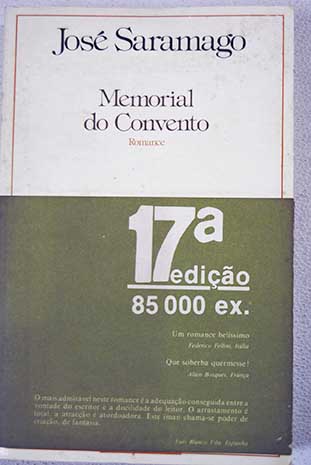 Memorial do convento romance / Jos Saramago
