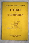 Tteres de cachiporra / Federico Garca Lorca