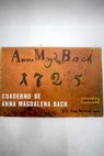 Cuaderno de Anna Magdalena Bach