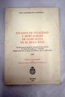 Estados de vitalidad y mortalidad de Guipúzcoa en el siglo XVIII / José Vargas Ponce