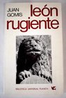 Leon rugiente / Juan Gomis