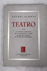 Teatro tomo II La lozana andaluza De un momento a otro Noche de guerra en el Museo de Prado / Rafael Alberti