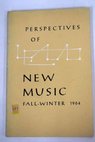 Perspectives of New Music vol 3 núm 1 Fall Winter 1964