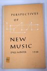 Perspectives of New Music vol 7 núm 1 Fall Winter 1968