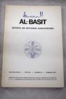 Al Basit revista de estudios albacetenses Segunda época número 20