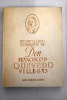 Epistolario completo de D Francisco de Quevedo / Francisco de Quevedo y Villegas