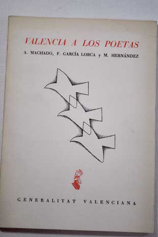 Valencia a los poetas / Antonio Machado