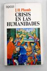 Crisis en las humanidades