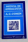 Noticia de Andaluca / Alfonso C Comn