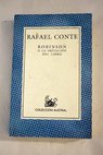 Robinson o la imitación del libro / Rafael Conte