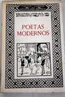 Poetas modernos siglos XVIII y XIX