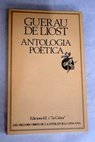 Antologia poetica / Guerau de Liost