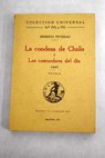 La Condesa de Chalis o Las costumbres del da 1867 novela / Ernest Aim Feydeau