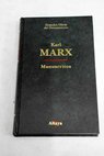 Manuscritos / Karl Marx