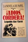 Adis Cordera Doa Berta El cura de Vericueto / Leopoldo Alas