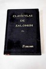 Clavculas de Salomon 1641