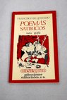 Poemas satricos / Francisco de Quevedo y Villegas