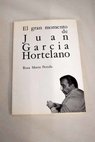 El gran momento de Juan García Hortelano / Rosa María Pereda
