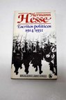 Escritos polticos 1914 1932 / Hermann Hesse