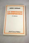 Las democracias contemporáneas un estudio comparativo / Arend Lijphart