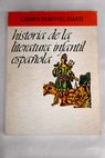 Historia de la literatura infantil espaola / Carmen Bravo Villasante