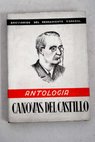 Antologa / Antonio Cnovas del Castillo