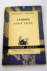Carmen Doble error / Prosper Mrime