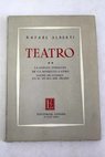 Teatro II / Rafael Alberti
