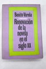 Renovación de la novela en el siglo XX / Benito Varela Jácome