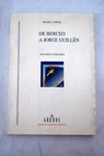 De Berceo a Jorge Guillén estudios literarios / Rafael Lapesa