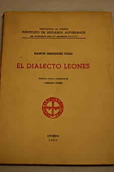 El dialecto leones / Ramon Menendez Pidal