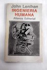Ingenieria humana / John Lenihan