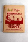 Prontuario de historia de la literatura espaola / Jos Manuel Gmez Tabanera