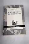 Antología de discursos / Demóstenes