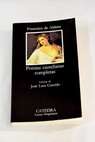 Poesas castellanas completas / Francisco de Aldana
