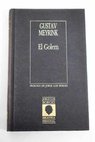 El Golem / Gustav Meyrink