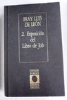 Exposicin del Libro de Job / Fray Luis de Leon
