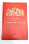 Historia de la literatura romana / Ernst Bickel
