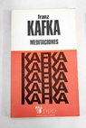 Meditaciones / Franz Kafka